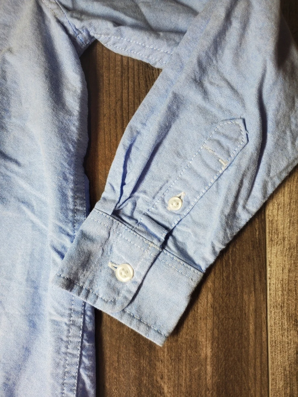 PLACE Blue Boys 100% Cotton Buttondown Dress Shirt Size 5/6 NWOT